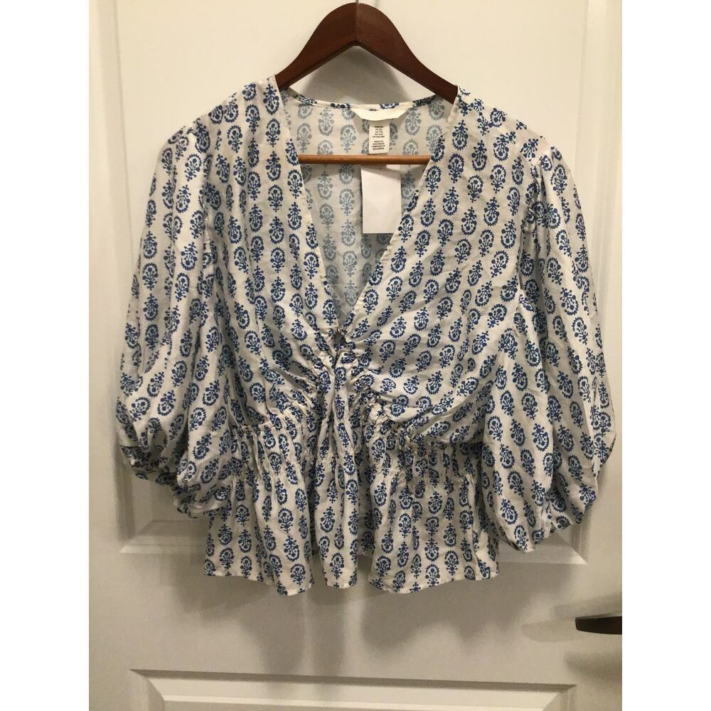 H & M white and floral pattern - Picture 6 of 13